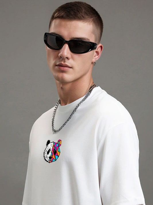 Better and Better Printed Pure Cotton Oversized White T-shirt