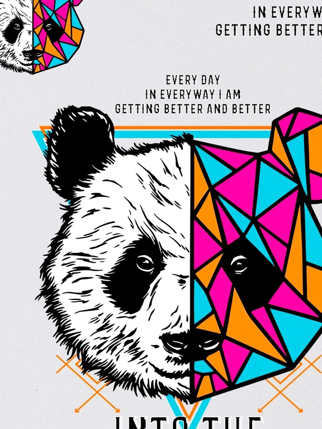 Better and Better Printed Pure Cotton Oversized White T-shirt