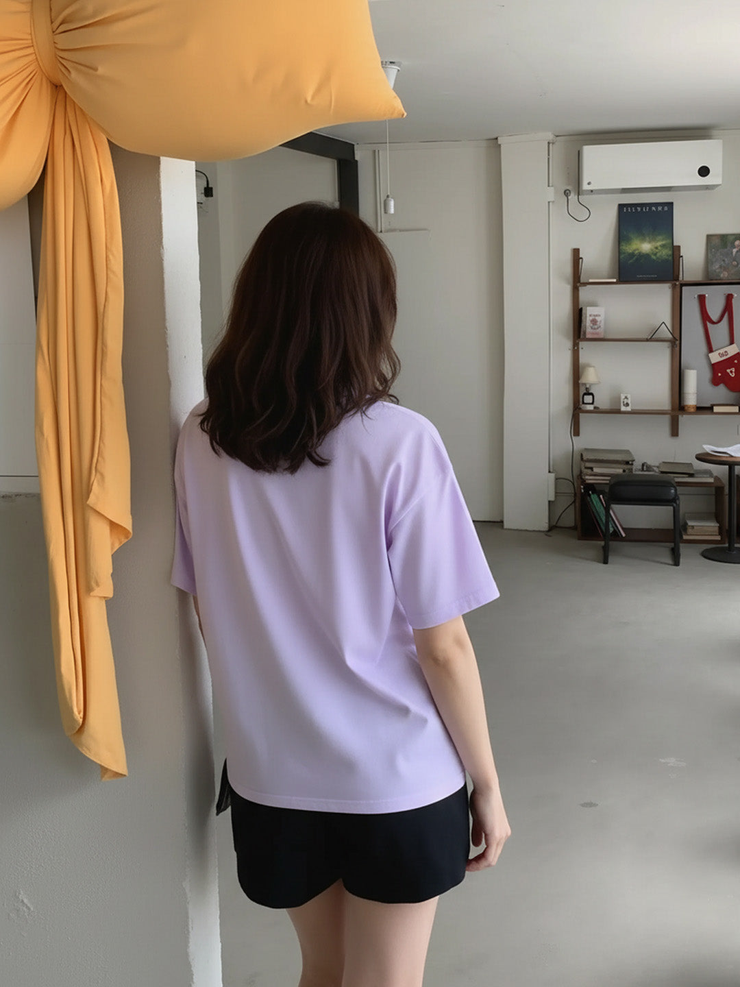 One Strong Army Printed Pure Cotton Oversized Purple T-shirt