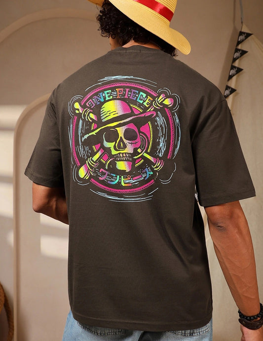 Straw Hat Crew - One Piece Printed Pure Cotton Oversized T-shirt