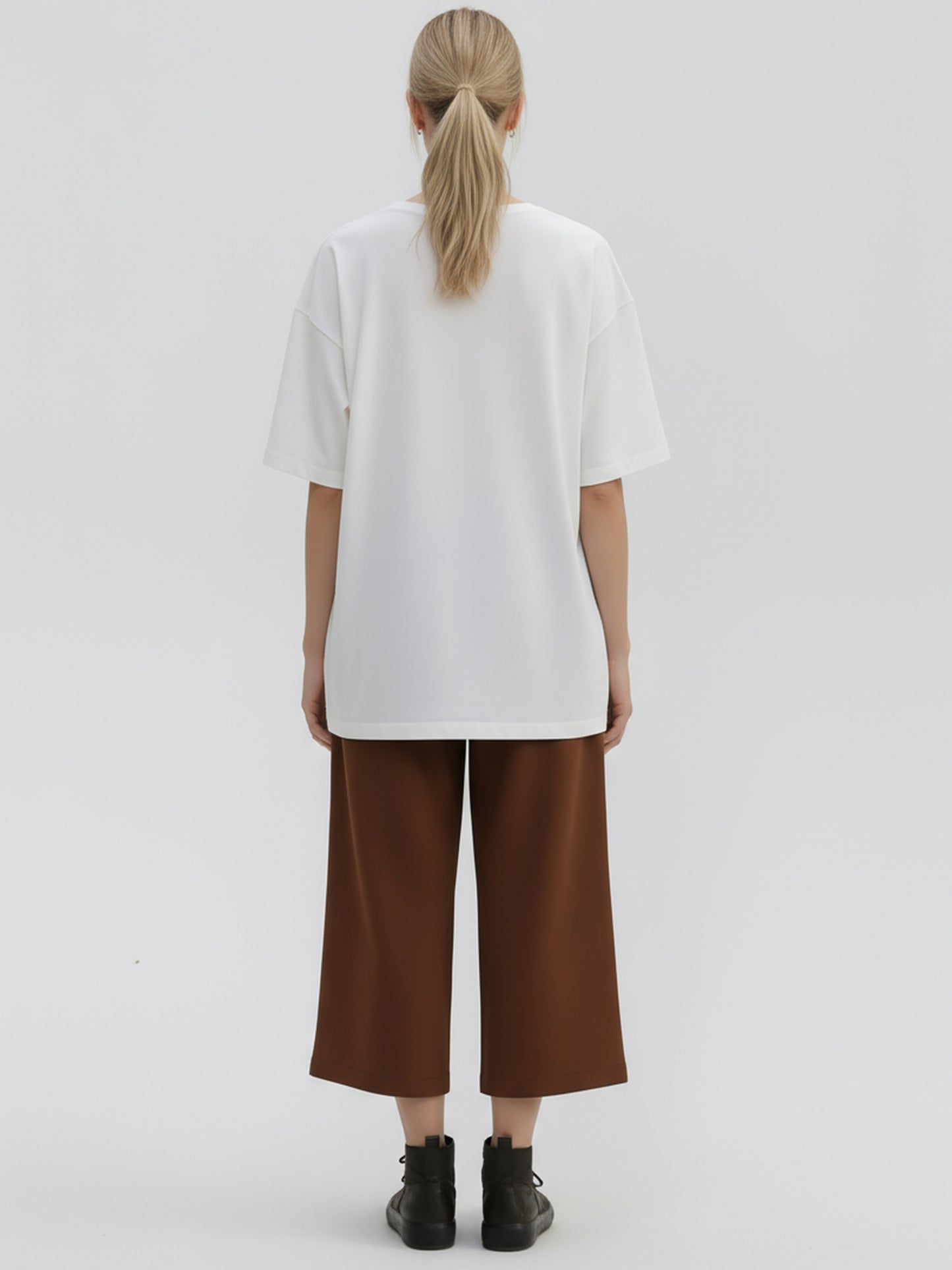 Cute but Deadly Demon-Slayer Mood Printed Pure Cotton Oversized T-shirt