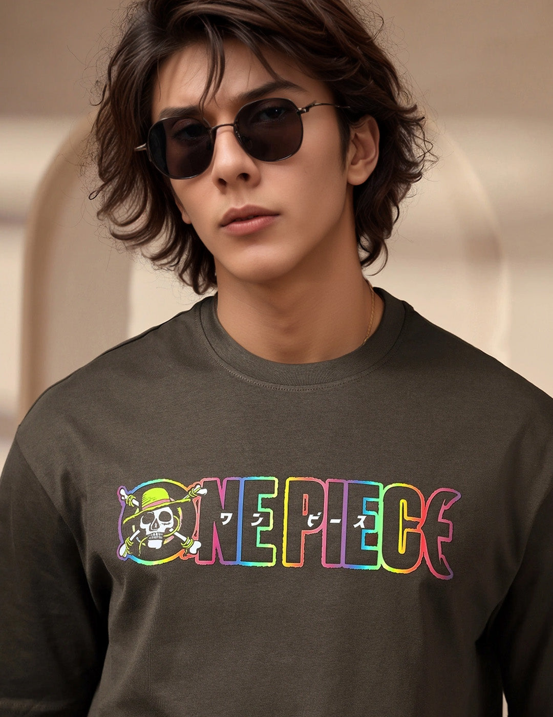 Straw Hat Crew - One Piece Printed Pure Cotton Oversized T-shirt