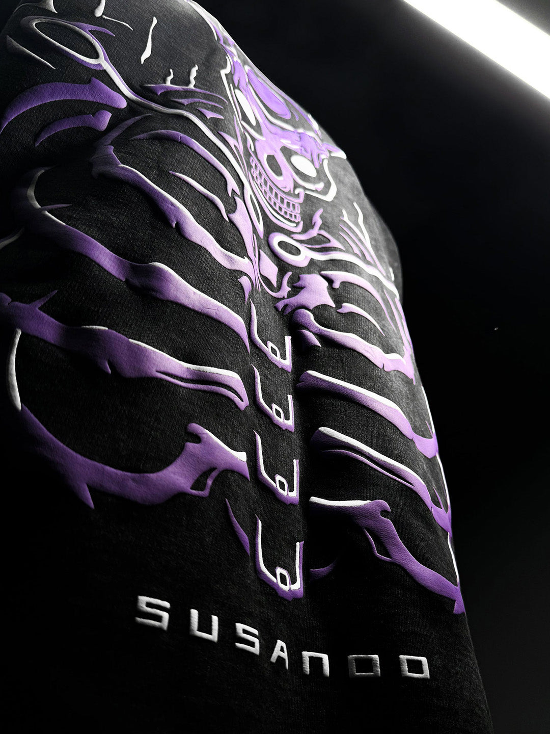 Naruto - Sasuke Susanoo Printed Pure Cotton Oversized T-shirt