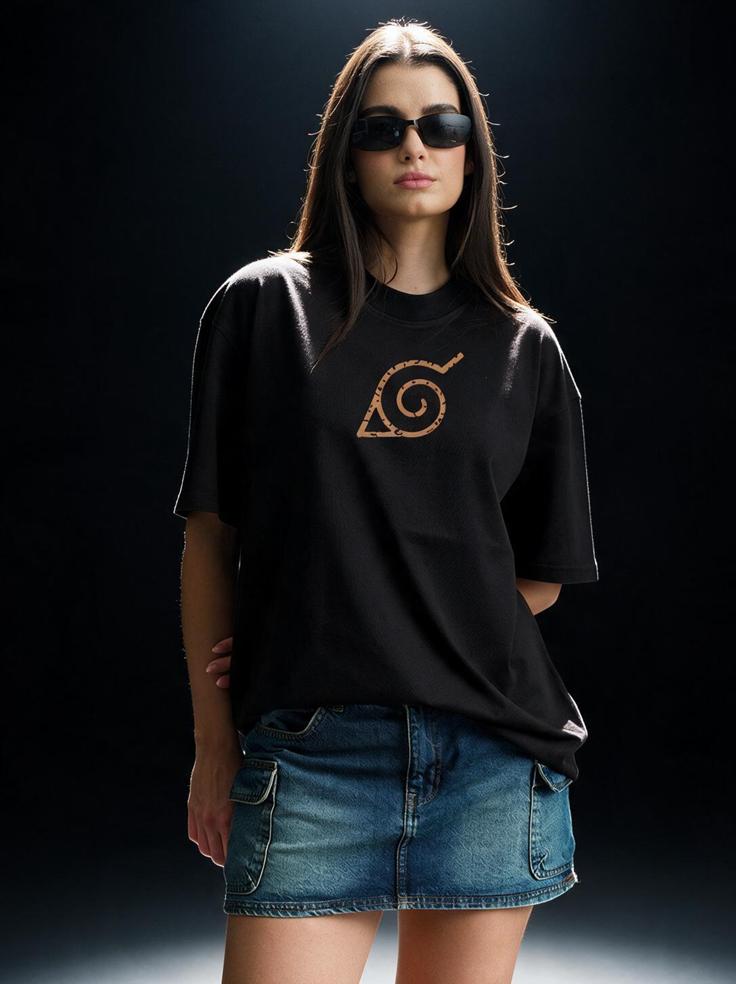 Tsunade - Naruto Graphic Printed Pure Cotton Oversized T-shirt