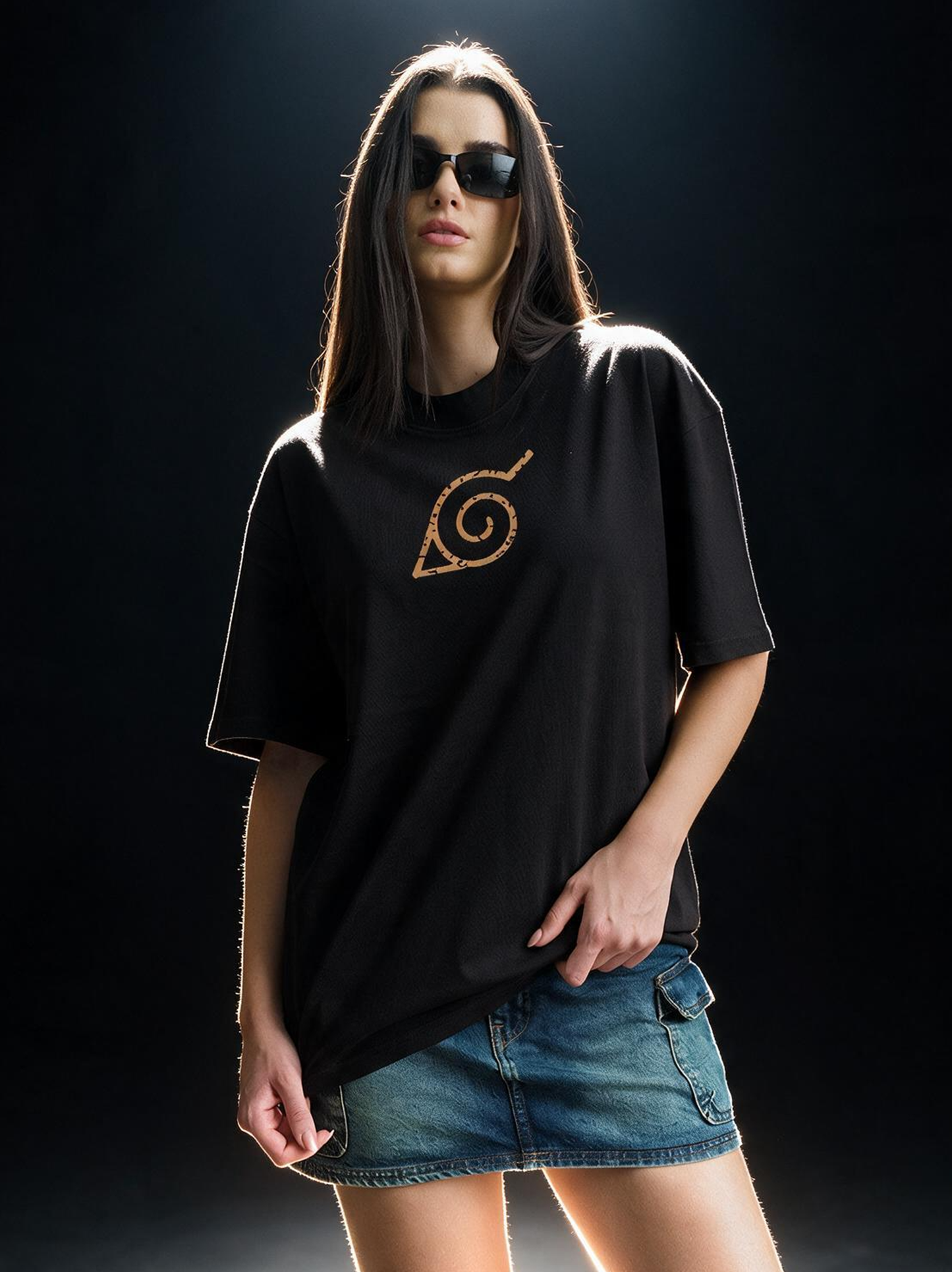 Tsunade - Naruto Graphic Printed Pure Cotton Oversized T-shirt