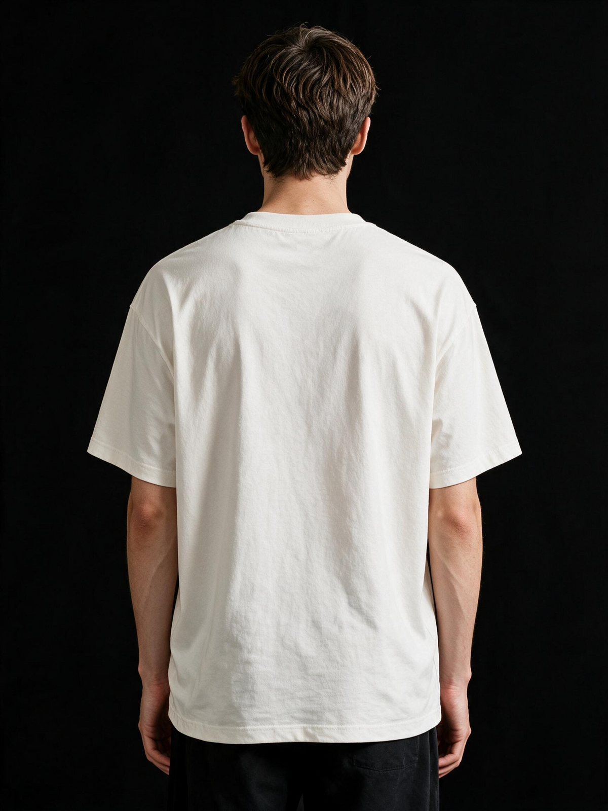 Monster Spirit Kaiju Printed Pure Cotton Oversized Off White T-shirt