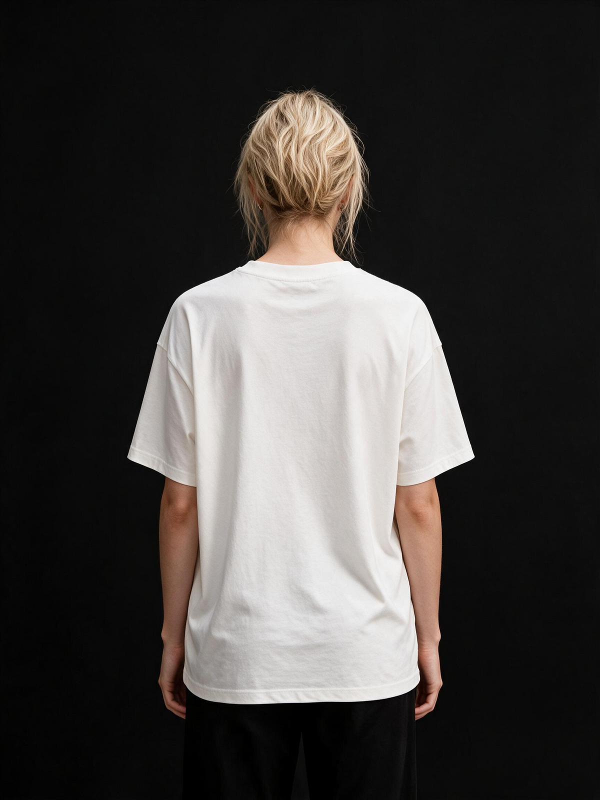 Monster Spirit Kaiju Printed Pure Cotton Oversized Off White T-shirt