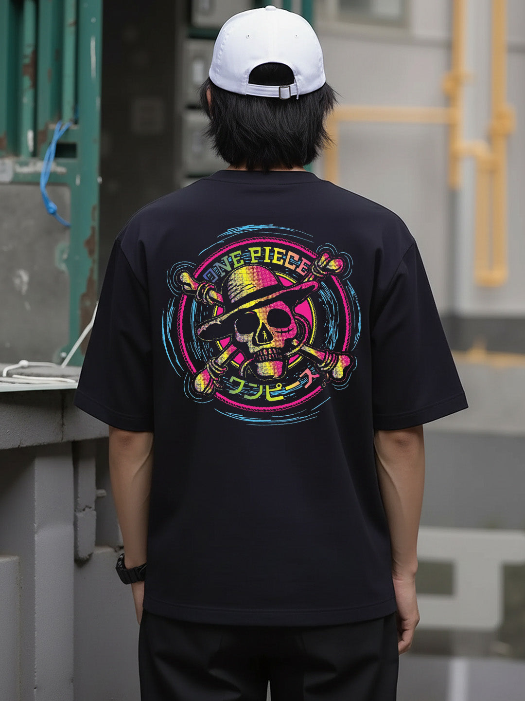 Straw Hat Crew - One Piece Printed Pure Cotton Oversized T-shirt