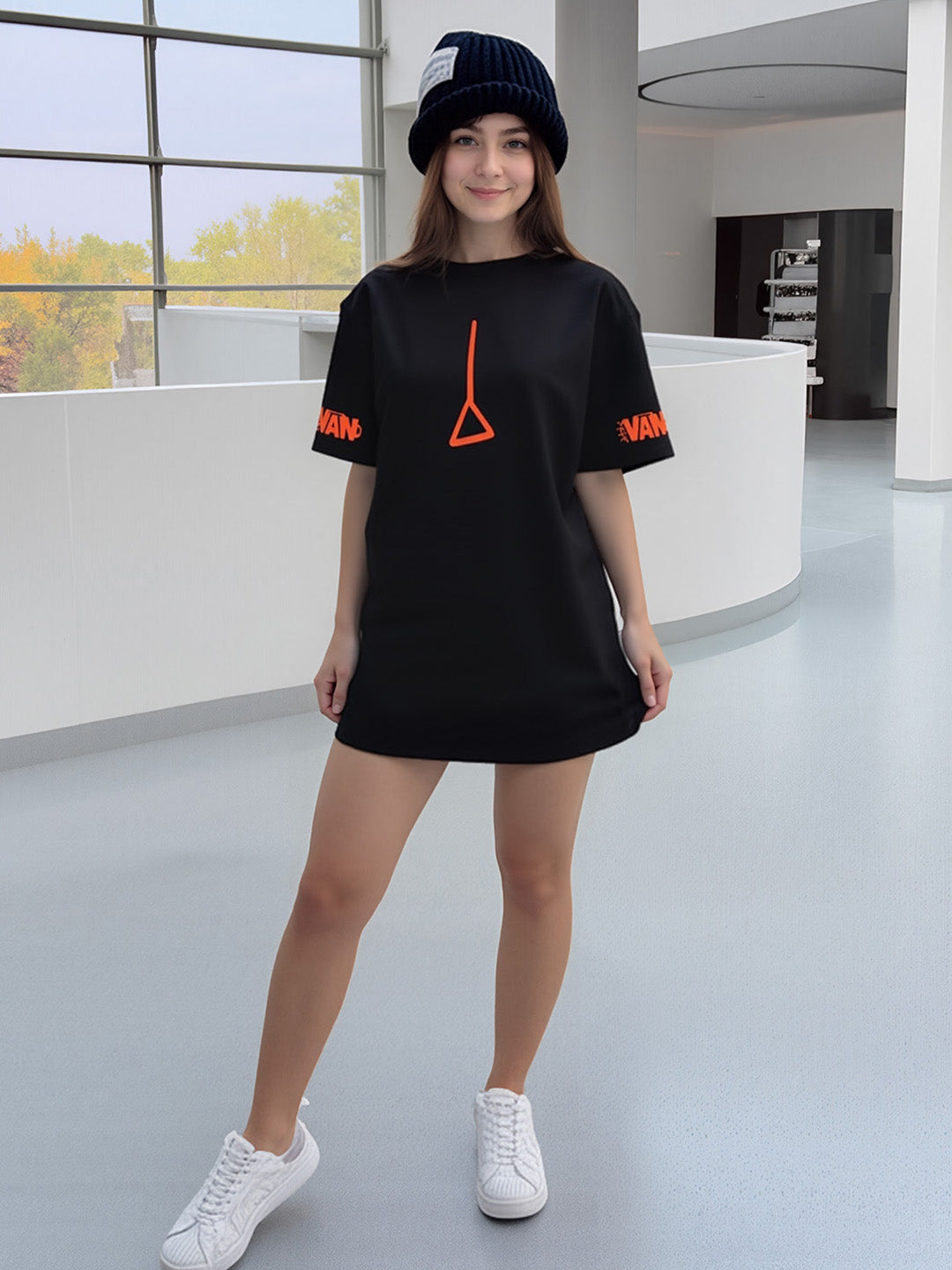 Chainsaw-man Anime Printed Pure Cotton Oversized Black T-shirt